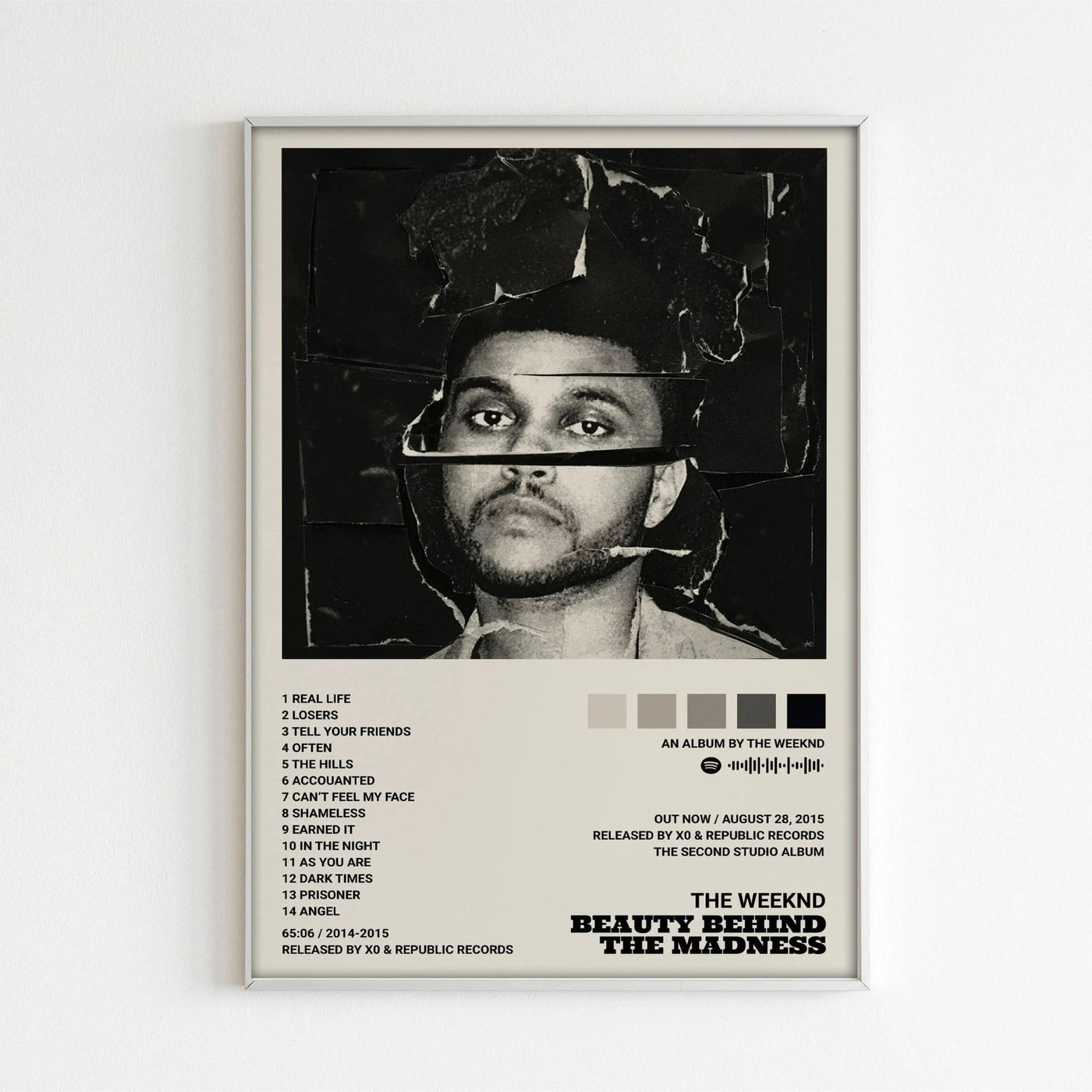 CHARTBREAKER-KOLLEKTION: THE WEEKND | WANDKUNST
