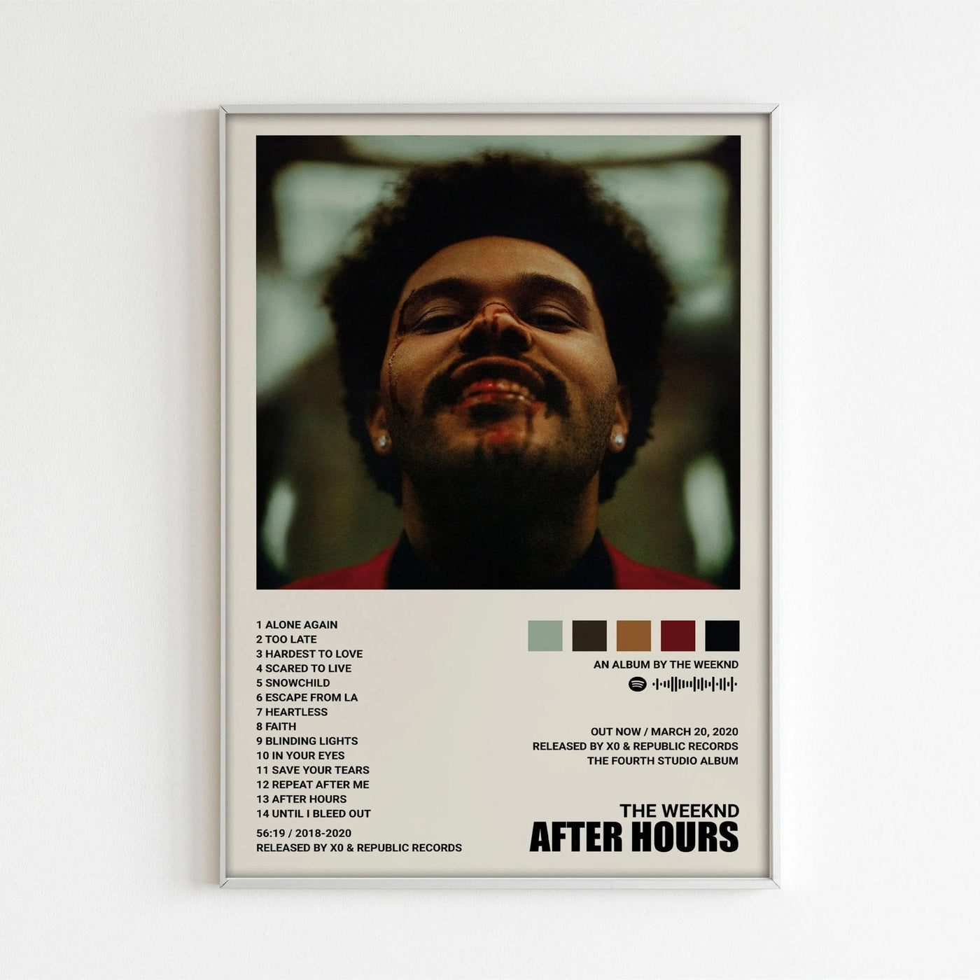 CHARTBREAKER-KOLLEKTION: THE WEEKND | WANDKUNST