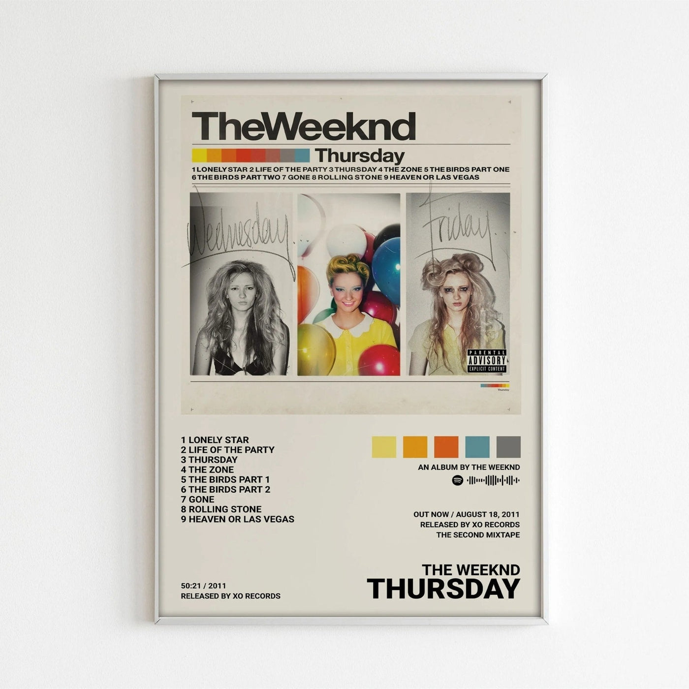 CHARTBREAKER-KOLLEKTION: THE WEEKND | WANDKUNST