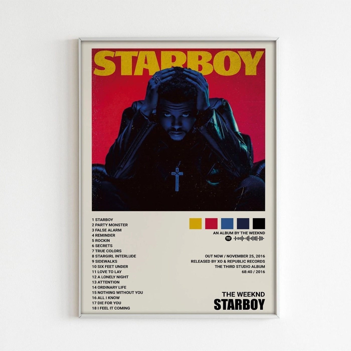 CHARTBREAKER-KOLLEKTION: THE WEEKND | WANDKUNST