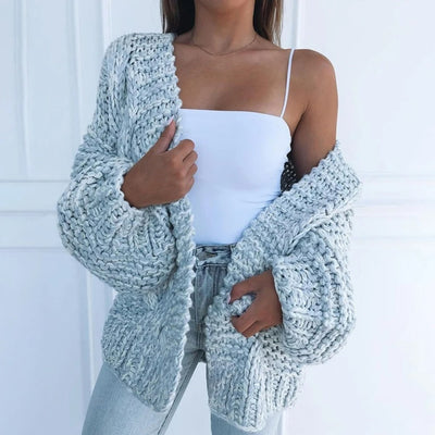 Modische Strickpullover in Übergröße für Frauen