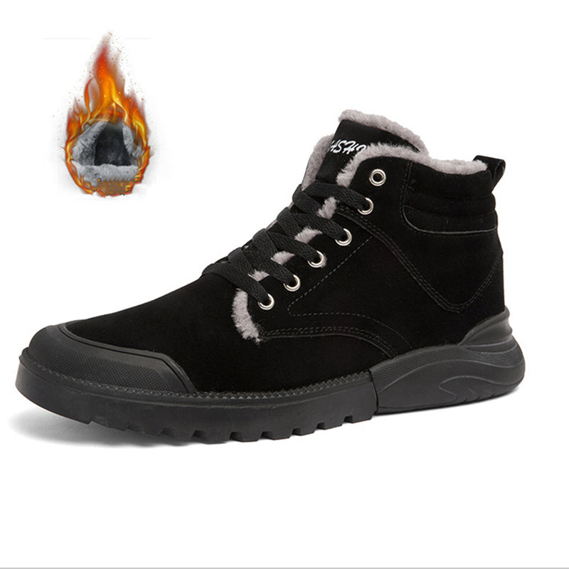 Spencer – Warme Herrenstiefeletten mit Plüschfutter