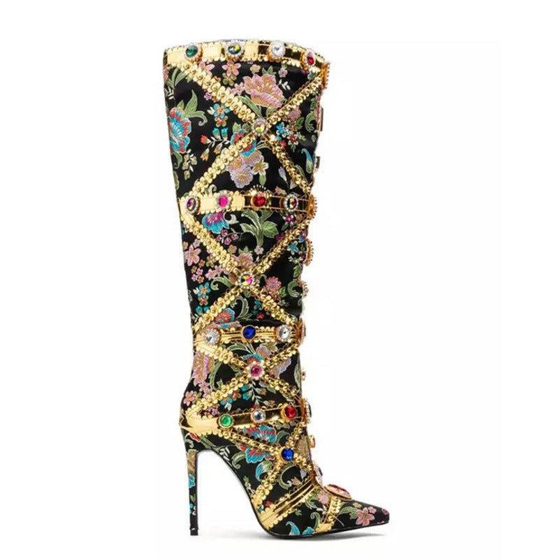 Charlotte – Hochwertige Damenstiefel mit Industrie-Design