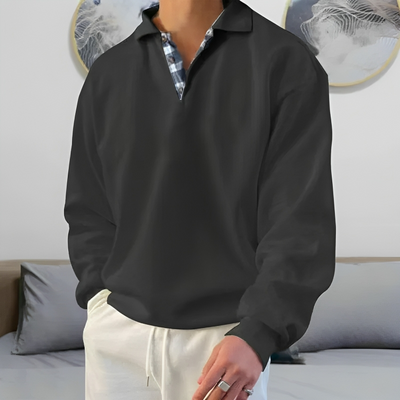 Lässiger Herren-Polopullover
