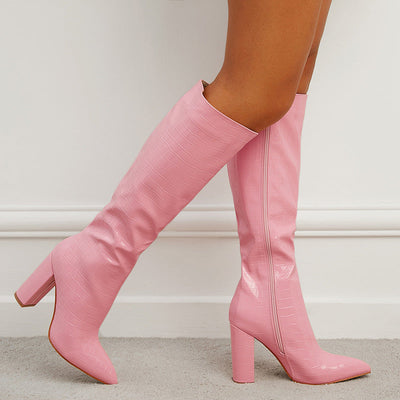 Rose – Damen Stiefeletten mit Seitenreißverschluss
