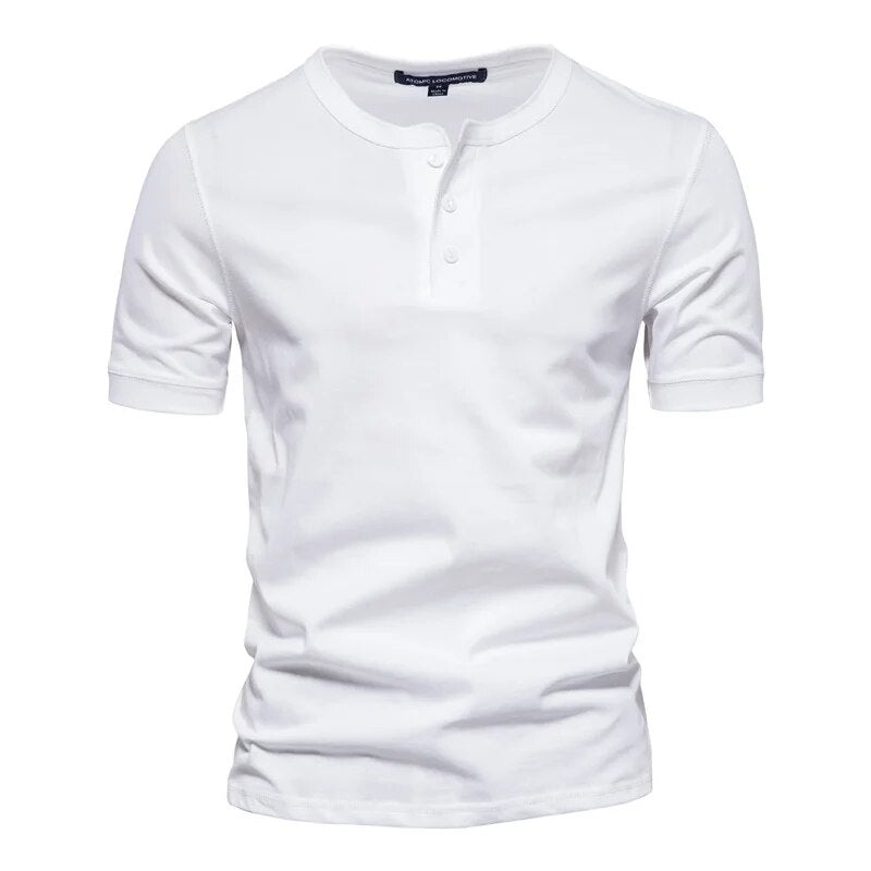 Stylisches Baumwoll-T-Shirt mit Kragen für Männer