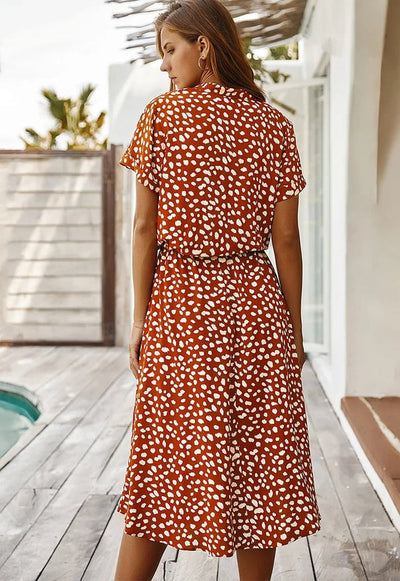 Edith - V-neck Dress