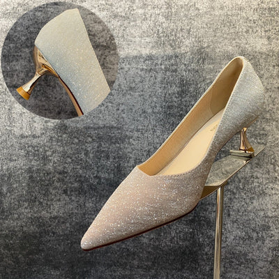 Imogen – Kristall Stilettos mit Spitzem Zeh