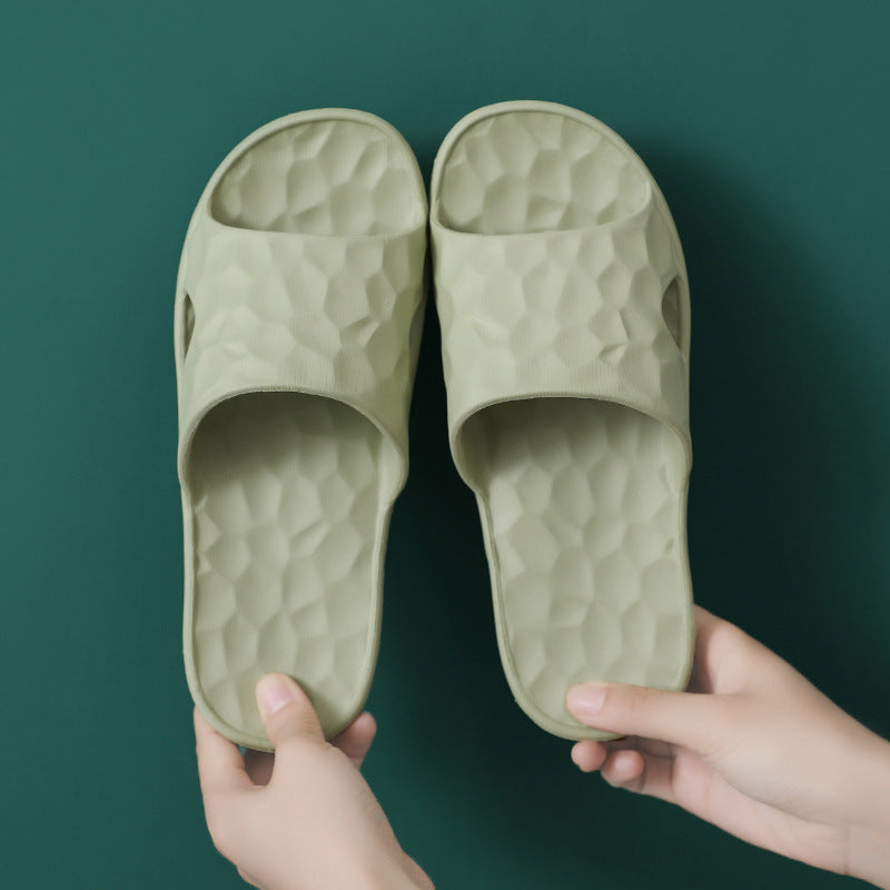 Jane – Geometrische Sommerschuhe für Zuhause und Badezimmer