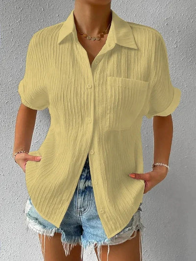 Kurzärmeliges Freizeit-Poloshirt für Frauen