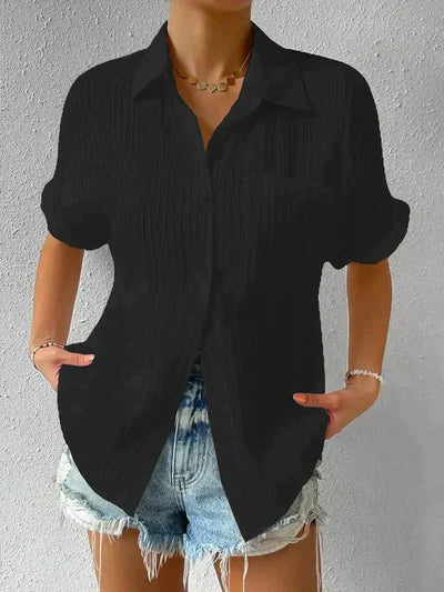 Kurzärmeliges Freizeit-Poloshirt für Frauen