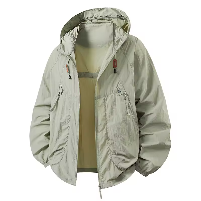 Lucan | Wasserdichter Outdoor-Windbreaker mit verstellbarer Kapuze