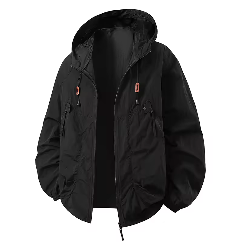 Lucan | Wasserdichter Outdoor-Windbreaker mit verstellbarer Kapuze