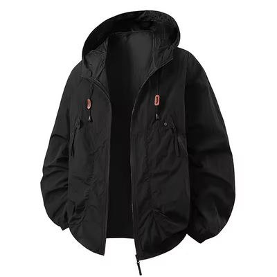 Lucan | Wasserdichter Outdoor-Windbreaker mit verstellbarer Kapuze