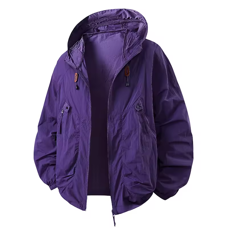 Lucan | Wasserdichter Outdoor-Windbreaker mit verstellbarer Kapuze