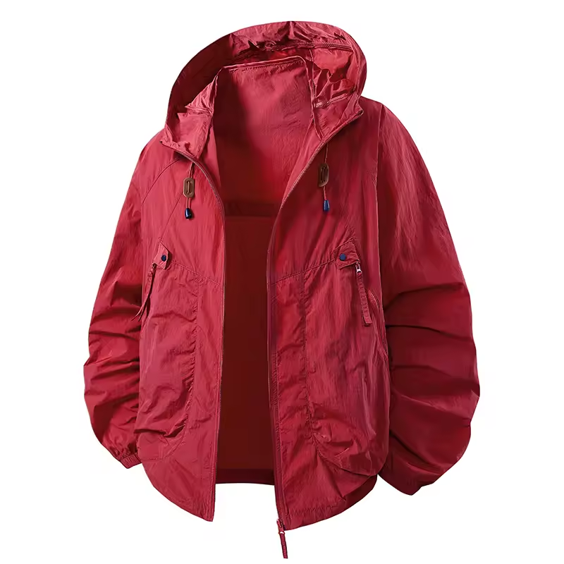Lucan | Wasserdichter Outdoor-Windbreaker mit verstellbarer Kapuze