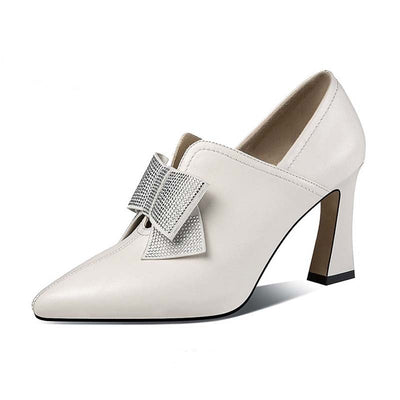 Melanie – Damen High Heels mit Schleifen