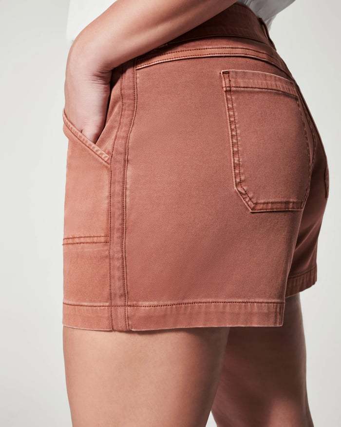 Heidi – Hohe Taillen-Latzhose aus Baumwolle und Leinen, lässige Hose, dünne A-Linie