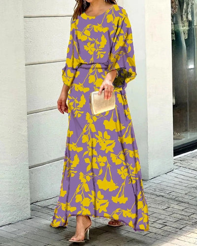Herlyn - Loose dress with round neckline