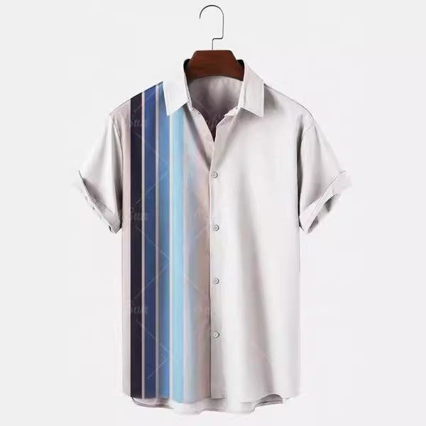 Dennis – 3D Sommer Casual Bedrucktes Hawaiian Shirt für Herren