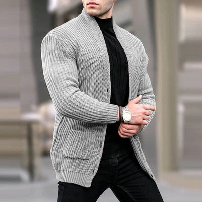 Vincent – Modischer lässiger Slim Fit Pullover in einfarbig