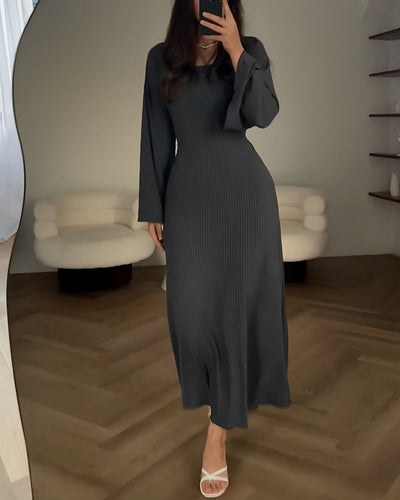 Gabriella - Elegant knitted long dress