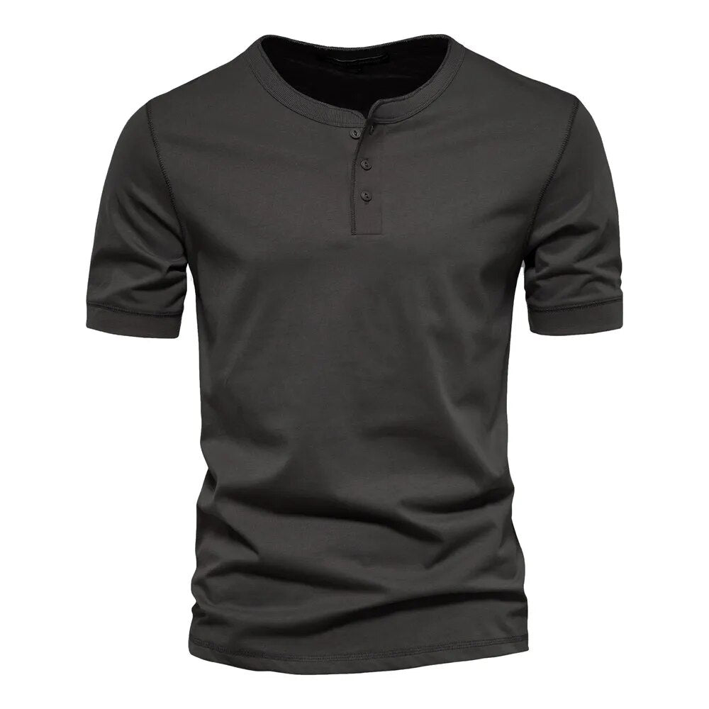 Stylisches Baumwoll-T-Shirt mit Kragen für Männer