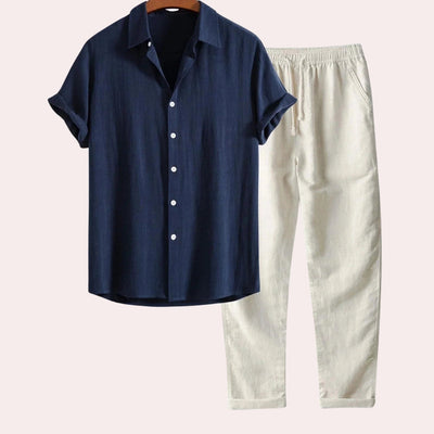 Elegantes Hose & Hemd Sommer Set für Männer - Alfred