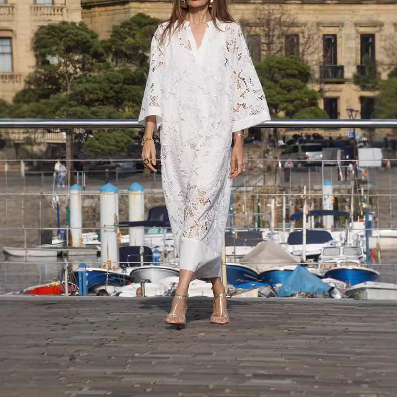 Sophie™ | Elegantes Kleid mit Bordüren