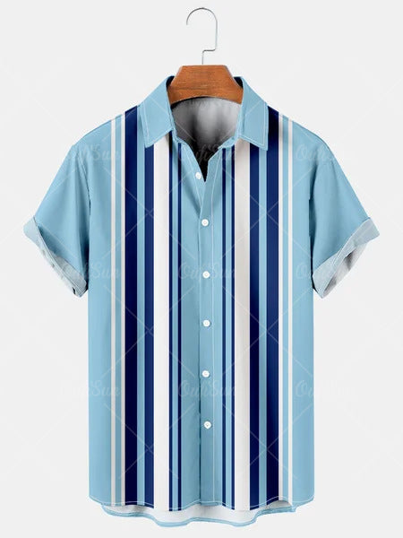 Dennis – 3D Sommer Casual Bedrucktes Hawaiian Shirt für Herren