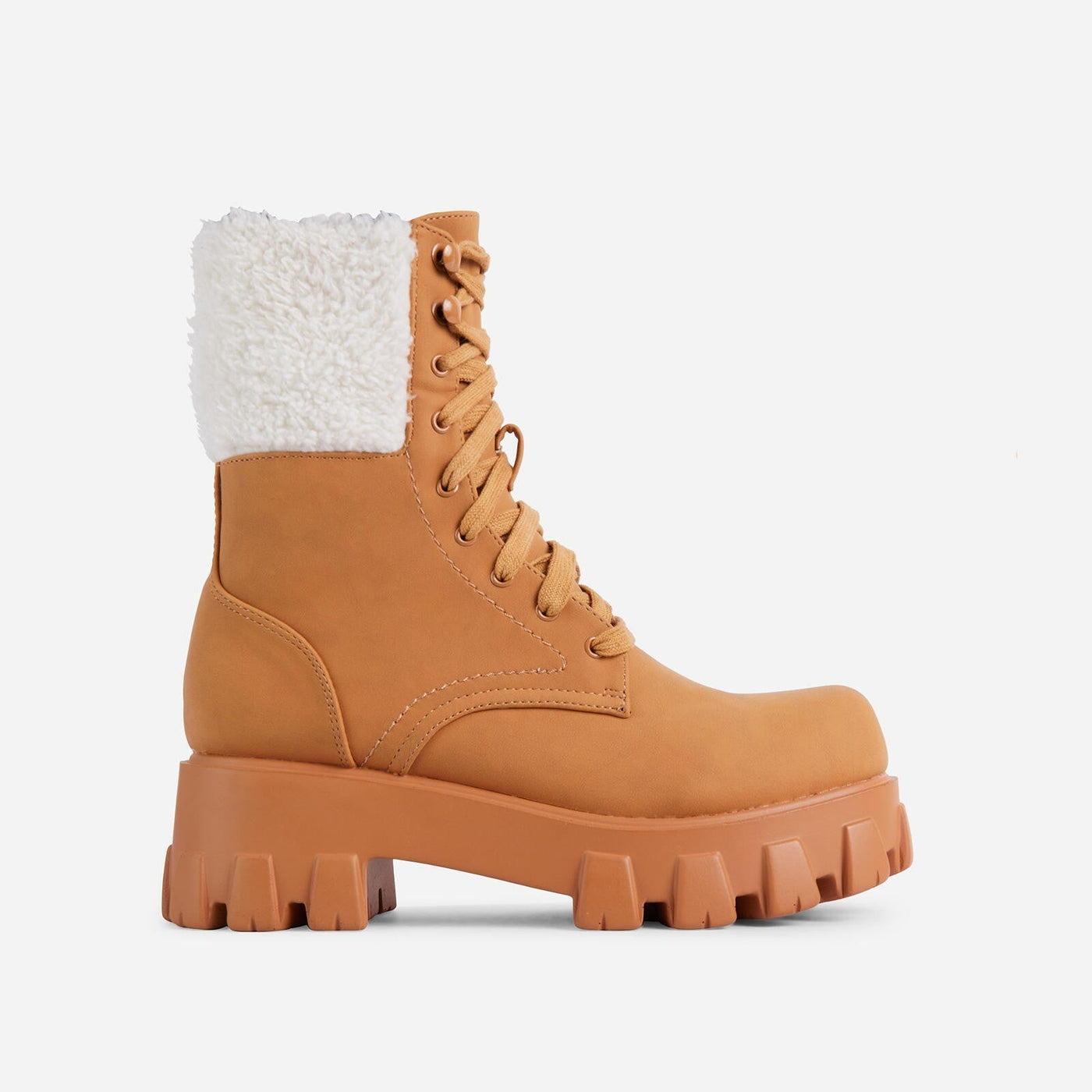 Natasha – Schnürstiefel aus veganem Leder für Damen