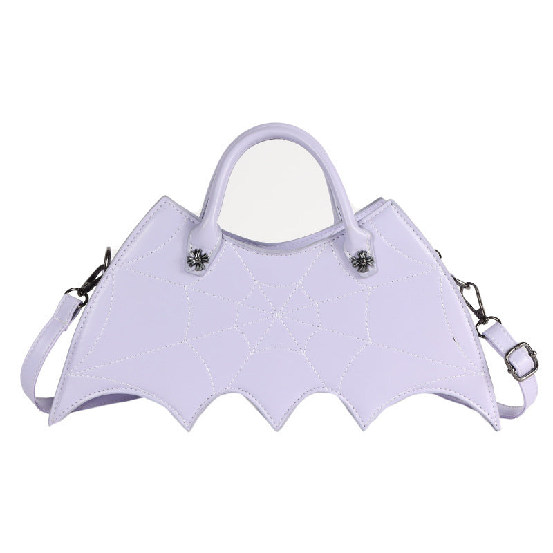 Nicola – Schultertasche mit Spinnennetz-Design für Halloween
