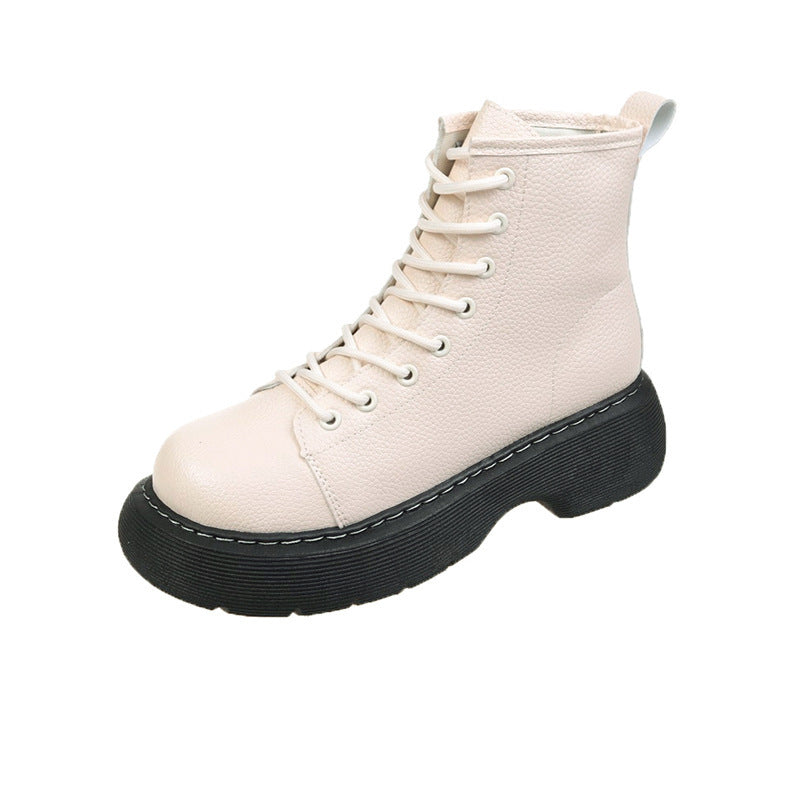 Betty – Modische Schnürstiefeletten für Damen aus Premium-Veganleder