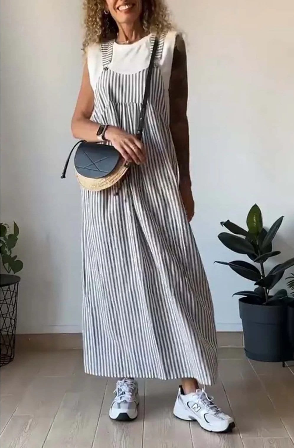 Hannelore® | Lässiges gestreiftes Jumpsuit-Kleid