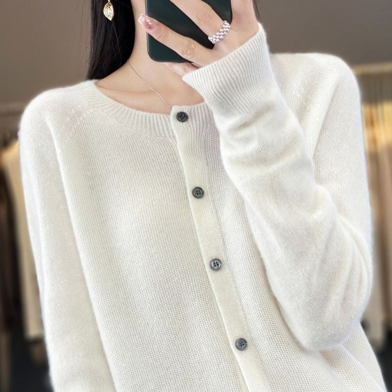Emily – Merino Wollcardigan mit Kaschmir