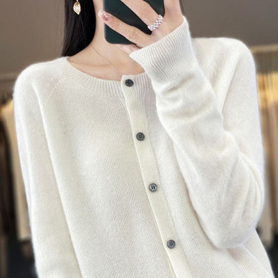 Emily – Merino Wollcardigan mit Kaschmir