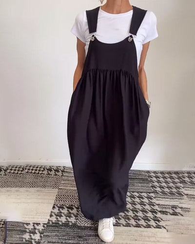 CAMILLE | Fluider ärmelloser Casual-Chic Kleid