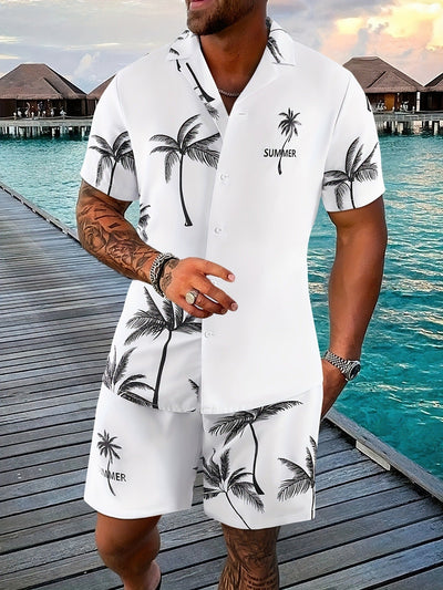 Norman – 3D-gedruckter Kurzarm-Shorts-Anzug