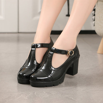 Deborah – Bequeme Koreanische High Heels mit Mittelhohem Absatz
