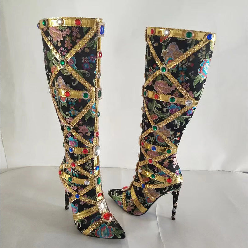 Charlotte – Hochwertige Damenstiefel mit Industrie-Design