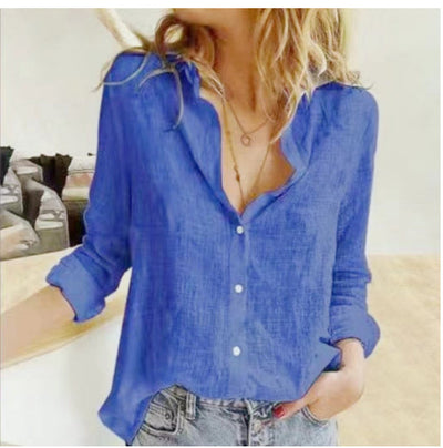 Natalie – Lässiger Button-Down Cardigan mit langen Ärmeln