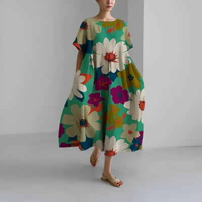 CÉLESTINE | Bohème Blumenkleid für einen natürlichen und romantischen Stil