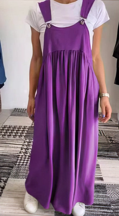 CAMILLE | Fluider ärmelloser Casual-Chic Kleid