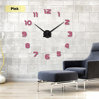 Vollformat 3D Acryl Wanduhr für das Wohnzimmer