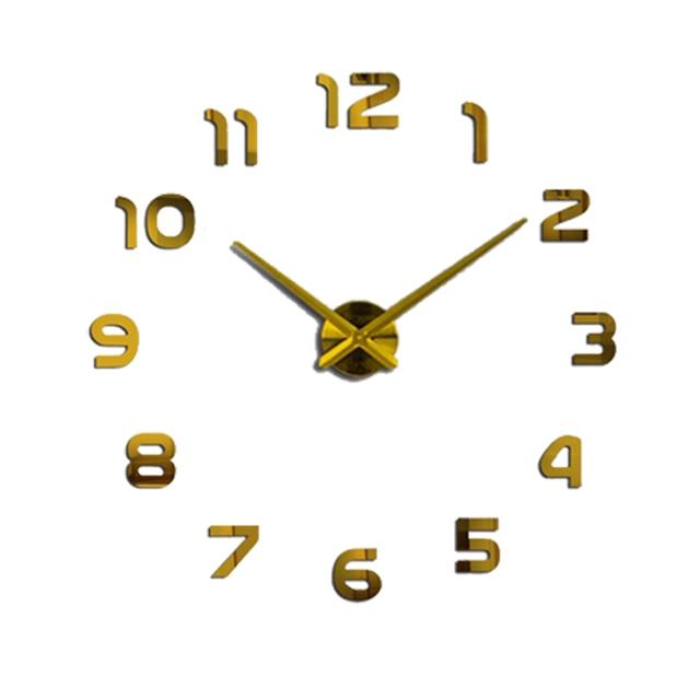 Vollformat 3D Acryl Wanduhr für das Wohnzimmer