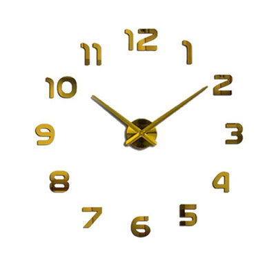 Vollformat 3D Acryl Wanduhr für das Wohnzimmer