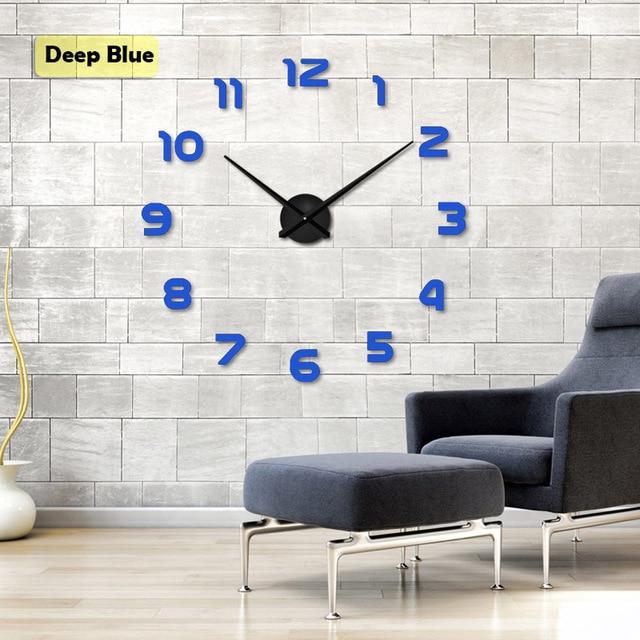 Vollformat 3D Acryl Wanduhr für das Wohnzimmer