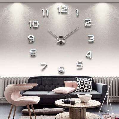 Vollformat 3D Acryl Wanduhr für das Wohnzimmer
