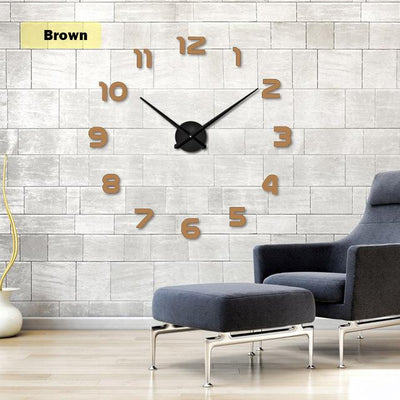 Vollformat 3D Acryl Wanduhr für das Wohnzimmer