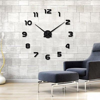 Vollformat 3D Acryl Wanduhr für das Wohnzimmer